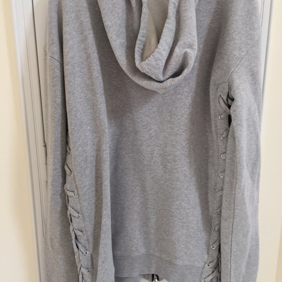 FAITH CONNEXION Mens Laced Hooded Sweat Jacket Sz S Grey 100% Cotton NEW $560 - Picture 6 of 12